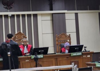 Sidang kasus suap mantan Wali Kota Semarang, Hevearita Gunaryanti Rahayu, dengan terdakwa Rachmat Utama Djangkar di Pengadilan Tipikor Semarang pada Rabu, 28 Mei 2025. (ANTARA/Lingkarjateng.id)