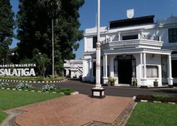 Kantor Pemkot Salatiga.  (Angga Rosa/Lingkarjateng.id)