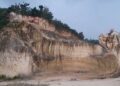 Tambang galian C di Sukolilo Pati. (Mutia Parasti/Lingkarjateng.id)