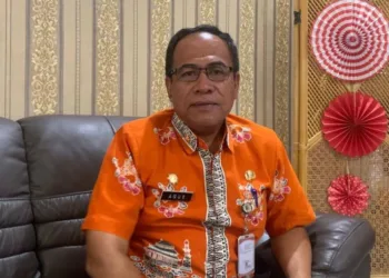 Plt Kepala Dinas Sosial Pemberdayaan Perempuan dan Perlindungan Anak (Dinsos P2PA) Kabupaten Demak, Agus Herawan. (M. Burhanuddin Aslam/Lingkarjateng.id)