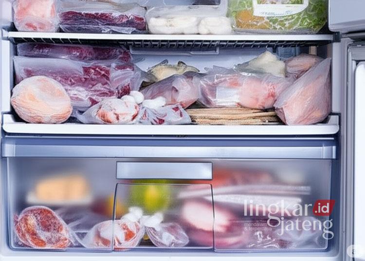 Ilustrasi Menyimpan daging qurban agar qurban (gemini)