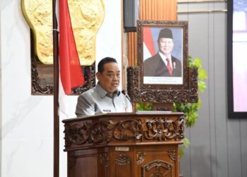 Bupati Grobogan Setyo Hadi dalam rapat bersama DPRD setempat pada Selasa, 10 Juni 2025. (Humas Pemkab Grobogan/Lingkarjateng.id)