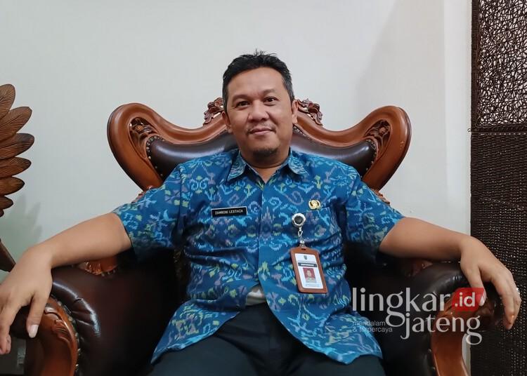 Kepala Disperindag Jepara, Zamroni Lestiaza. (Tomi Budianto/Lingkarjateng.id)