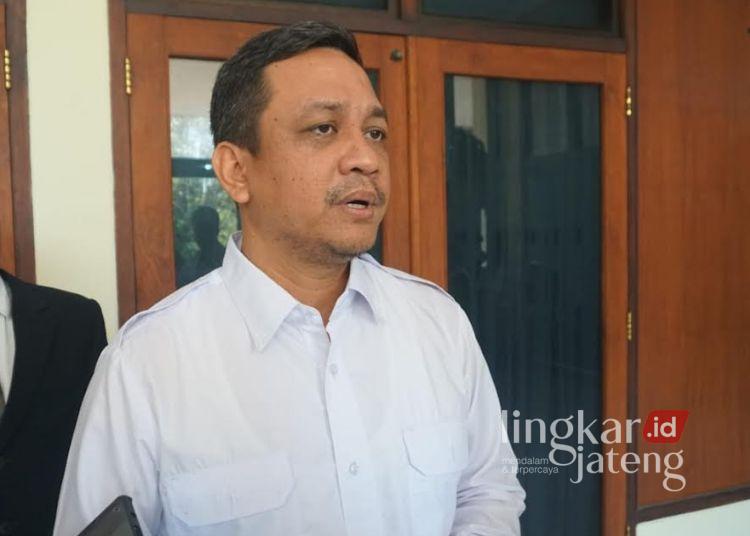 Wali Kota Pekalongan, Achmad Afzan Arslan Djunaid, seusai membuka Sosialisasi Bahaya Narkoba kepada Anggota Paskibraka 2024 di DPRD Kota Pekalongan, Senin, 2 Juni 2025. (Fahri Akbar/Lingkarjateng.id)