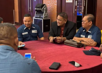 Agus Sunarko bersama Ketua JMSI Pusat Teguh Santosa. (Dok. Lingkarjateng.id)