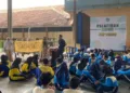 Antusiasme Siswa SMP 1 Gebog saat mengikuti Pelatihan Ecoprint di SMP 1 Gebog pada Selasa, 17 Juni 2025. (Fahtur Rohman/Lingkarjateng.id)