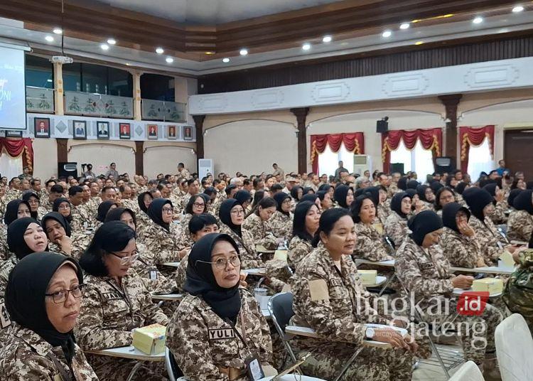 Suasana kegiatan Manunggal Leadership Retret di Gedung Utama BPSDM Jawa Tengah, Srondol Kulon, Semarang. (Rizky Syahrul/Lingkarjateng.id)