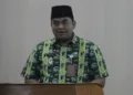 Wakil Bupati Jepara, M. Ibnu Hajar (Gus Hajar), saat menyampaikan sambutan dalam sosialisasi hasil Survei Penilaian Integritas (SPI) 2024 dan penandatanganan Pakta Integritas di Gedung Shima pada Kamis, 19 Juni 2025. (Tomi Budianto/Lingkarjateng.id)