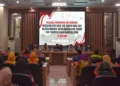 Suasana sosialisasi pembangunan zona integritas menuju WBK dan WBBM bertempat di Gedung Grhadika Bina Praja, Kabupaten Demak, pada Kamis, 19 Juni 2025. (M. Burhanuddin Aslam/Lingkarjateng.id)