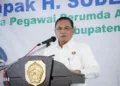 Tunjuk Plt. Direktur PDAM Pati, Bupati Sudewo Instruksikan Evaluasi Total 28 Bupati Pati, Sudewo. (Dok. Pemkab Pati)