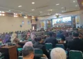 RAPAT: Suasana rapat paripurna DPRD Grobogan ke-21, Senin, 7 Juli 2025. (Ahmad Abror/Lingkarjateng.id)