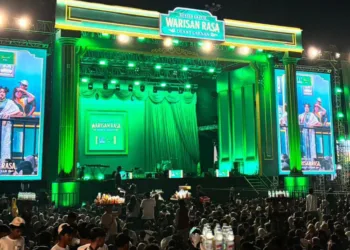 Konser Warisan Rasa di Alun-alun I Jepara pada Selasa malam, 15 Juli 2025. (Tomi Budianto/Lingkarjateng.id)