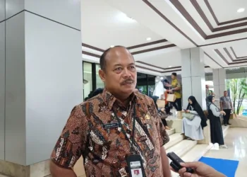 Asisten Bidang Ekonomi dan Pembangunan Setda Provinsi Jawa Tengah, Sudjarwanto Dwiatmoko. (Rizky Syahril/Lingkarjateng.id)