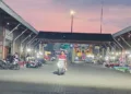Suasana jelang malam hari di Pasar Sidomakmur Blora. (Eko Wicaksono/Lingkarjateng.id)