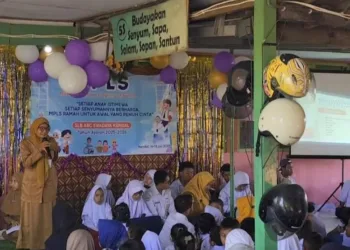 Suasana MPLS hari pertama di SLB Swadaya Kendal, Senin, 14 Juli 2025. (Dok. Pribadi)