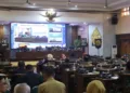 Suasana rapat paripurna di Kantor DPRD Kabupaten Grobogan pada Senin, 7 Juli 2025. (Ahmad Abror/Lingkarjateng.id)