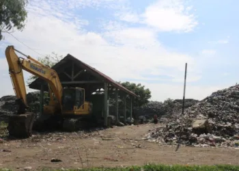 Tempat Pengolahan Akhir (TPA) Plosojenar, Kecamatan Jakenan, Kabupaten Pati pada Maret 2024 lalu. (Setyo Nugroho/Lingkarjateng.id)