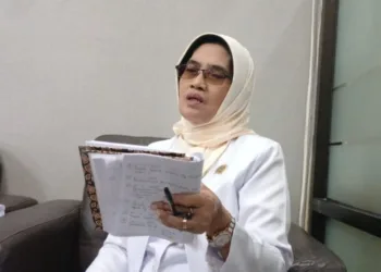 Kasi Pengadaan Tanah dan Pengembangan Badan Pertanahan Kabupaten Blora, Atikah. (Hanafi/Lingkarjateng.id)