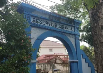 Reservoir Siranda, Kecamatan Gajahmungkur, Kota Semarang. (Syahril Muadz/Lingkarjateng.id)