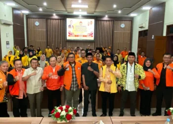 Kegiatan konsolidasi kader Kosgoro 1957 Provinsi Jawa Tengah di Kabupaten Demak pada Senin, 11 Agustus 2025. (Lingkarjateng.id)