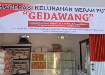 Pendanaan Tersendat, Baru 7 Koperasi Kelurahan Merah Putih di Semarang yang Beroperasi 31 Koperasi Kelurahan Merah Putih di Kelurahan Gedawang, Kecamatan Banyumanik, Kota Semarang. (Syahril Muadz/Lingkarjateng.id)