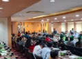 Suasana audiensi mahasiswa dengan legislative di Kantor DPRD Jateng, Rabu, 10 September 2025. (Rizky Syahrul/Lingkarjateng.id)
