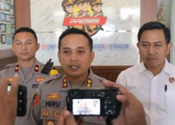 Kapolres Kudus, AKBP Heru Dwi Purnomo. (Nisa Hafizhotus Syarifa/Lingkarjateng.id)