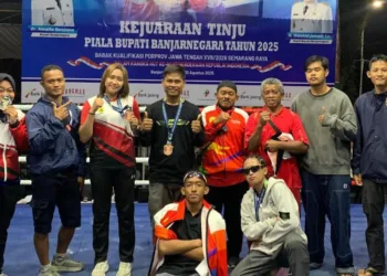 Para atlet dan pelatih tinju Grobogan menorehkan prestasi dalam Pra Pekan Olahraga Provinsi (Pra Porprov) Jawa Tengah 2026. (Dok. Pribadi)