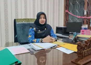 Kepala Badan Pengelolaan Keuangan dan Aset Daerah (BPKAD) Kabupaten Jepara, Florentina Budi Kurniawati. (Tomi Budianto/Lingkarjateng.id)