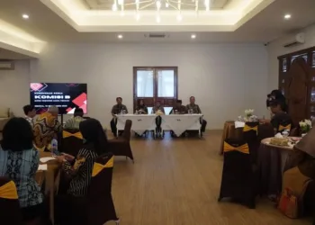 Kunjungan Komisi B DPRD Provinsi Jawa Tengah yang diadakan di Aula Rumah Dinas Bupati Kendal, Selasa sore, 16 September 2025. (Arvian Maulana/Lingkarjateng.id)