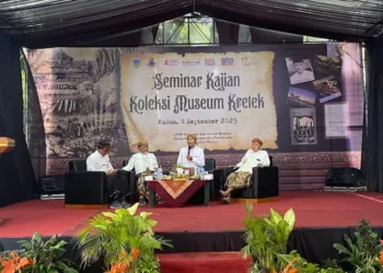 Pelaksanaan kegiatan Seminar Kajian Koleksi Museum Kretek yang digelar di Halaman Museum Kretek, Kamis, 11 September 2025. (Nisa Hafizhotus S/Lingkarjateng.id)