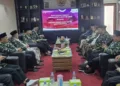 Lembaga Pendidikan (LP) Ma’arif PC NU Kabupaten Kudus audiensi bersama Ketua DPRD Kudus, Masan, di ruang transit DPRD Kudus, Senin, 22 September 2025. (Mohammad Fahtur Rohman/Lingkarjateng.id)