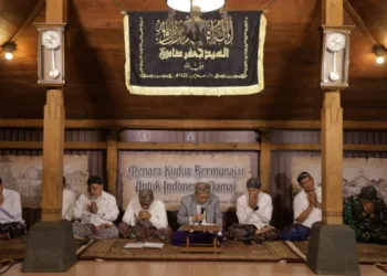 Kegiatan Menara Bermunajat untuk Indonesia Damai yang digelar pada Selasa malam, 2 September 2025 di Tajug Menara Kudus. (Dok. for Lingkarjateng.id)