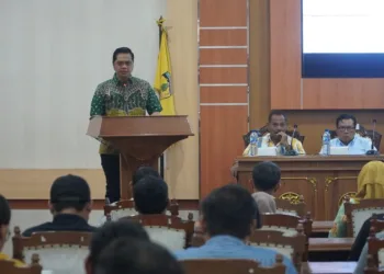 Launching Paviliun Jepara pada Pameran Seni Ukir TATAH, IFEX, dan INDEX Dubai 2026 yang digelar di Gedung Shima Komplek Setda Jepara, Kamis, 4 September 2025. (Tomi Budianto/Lingkarjateng.id)