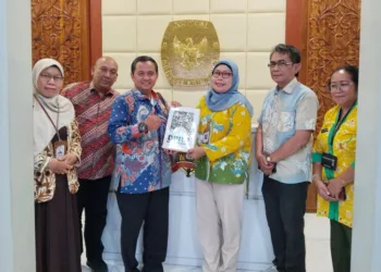 Wakil Ketua DPRD Kabupaten Pekalongan, H Sumar Rosul, S.IP, M.AP, memimpin rombongan konsultasi ke KPU RI di Jakarta untuk membahas potensi penambahan kursi DPRD, Jumat, 10 Oktober 2025. (KPU Kab. Pekalongan/Lingkarjateng.id)