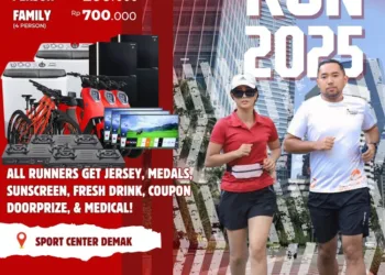 Poster Demak Fun Run 2025. (Humas Dinkominfo Demak/Lingkarjateng.id)