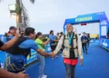 Sekda Jawa Tengah, Sumarno, saat mengikuti Slamet Trail Run 2025 di Kabupaten Purbalingga, Minggu, 19 Oktober 2025. (Humas Pemprov Jateng/Lingkarjateng.id)