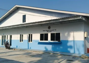 Bangunan Dapur SPPG Polres Blora. (Eko Wicaksono/Lingkarjateng.id)