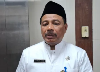 Kepala Disnakertrans Jateng, Abdul Aziz diwawancara, Kamis, 23 Oktober 2025. (Rizky Syahrul/Lingakrjateng.id)