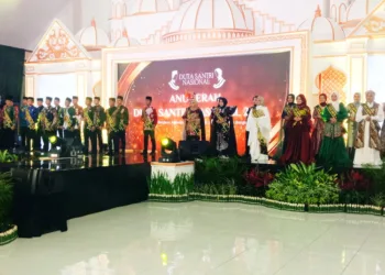 Finalis ajang Anugerah Duta Santri Nasional 2025 di Asrama Haji, Donohudan, Boyolali, Jawa Tengah, Jumat, 24 Oktober 2025. (Angga Rosa/Lingkarjateng.id)