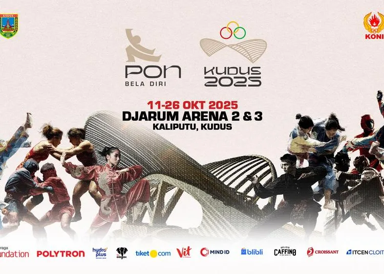 Poster PON Bela Diri 2025 yang digelar perdana di Kabupaten Kudus. (Lingkarjateng.id)