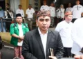 Wagub Jateng Dorong Peranan Santri Wujudkan Swasembada Pangan 27 Wakil Gubernur Jawa Tengah, Taj Yasin diwawancara di sela kegiatan peringatan Hari Santri Nasional di Kudus, Rabu 22 Oktober 2025. (Humas Pemprov Jateng/Lingkarjateng.id)