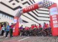 Event Gowes Tendbir North Coast Promosikan Wisata Jawa Tengah 36 Sekretaris Daerah (Sekda) Provinsi Jawa Tengah, Sumarno, melepas peserta Tendbir Semarang gowes keliling Jateng dari Halaman Kantor Bank Jateng, Kota Semarang, Sabtu, 22 November 2025. (Humas Pemprov Jateng)