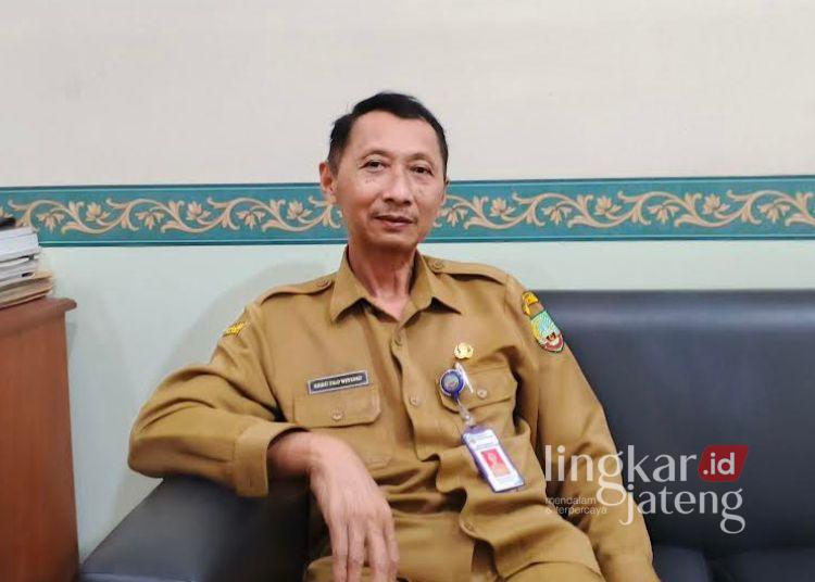 Kepala Badan Kepegawaian dan Pengembangan Sumber Daya Manusia (BKPSDM) Kabupaten Blora, Heru Eko Wiyono. (Eko Wicaksono/Lingkarjateng.id)