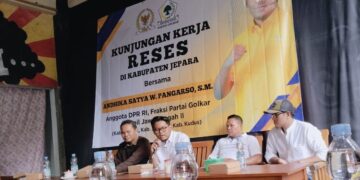 Anggota DPR RI Komisi VII, Andhika Satya W. Pangarso, melaksanakan kunjungan kerja Reses Bersama di Desa Tempur, Kecamatan Keling, Kabupaten Jepara, pada Selasa, 23 Desember 2025. (Lingkarjateng.id)