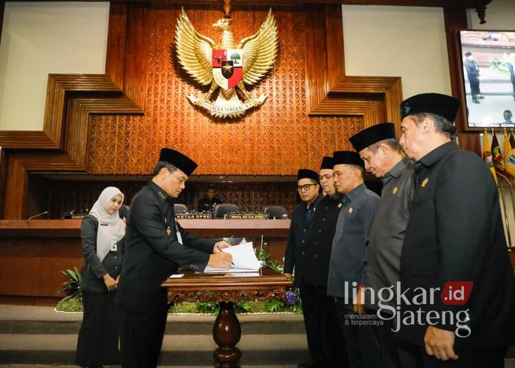 Mohammad Saleh Sahkan KUA-PPAS APBD Jateng 2026, Prioritaskan Swasembada Pangan 26 DPRD Jateng