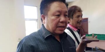 Ketua DPC PDIP Kota Salatiga, Dance Ishak Palit. (Angga Rosa/Lingkarjateng.id)