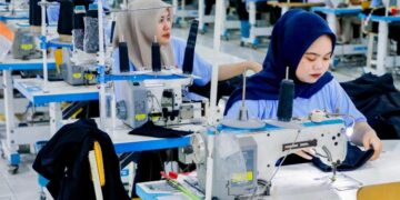 POTRET: Pekerja industry tekstil di Jawa Tengah. (Humas Pemprov Jateng)