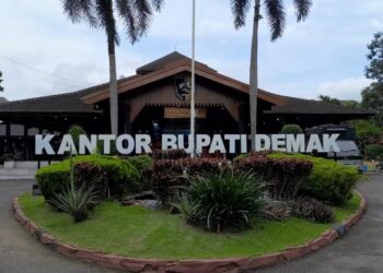 Kantor Bupati Demak. (M. Burhanuddin Aslam/Lingkarjateng.id)
