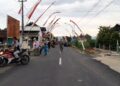 POTRET: Jalan Desa Karangwono-Angkatan Lor Kecamatan Tambakromo, Kabupaten Pati yang sudah diperbaiki pada 2025. (Lingkarnews Network)